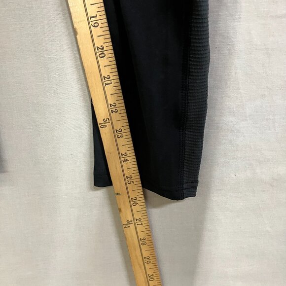 TuffRider Ladies Medium Black/Charcoal Ventilated Schooling Knee Patches Tights - Picture 11 of 11